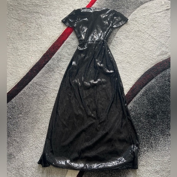 Hale Bob Navina Sequined Wrap Bird Dress - Picture 9 of 9